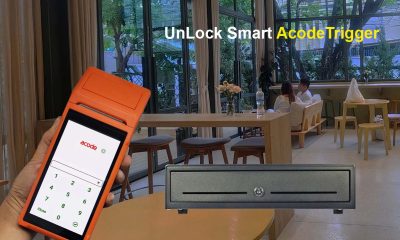 AcodeTrigger UnLock Smart Trigger for Android Terminal to open cash drawer without POS system.