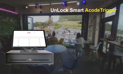 AcodeTrigger UnLock Smart Trigger for tablet to open cash drawer without POS system.