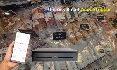 AcodeTrigger UnLock Smart Cash Drawer Trigger for Android Phone to open cash drawer without POS system